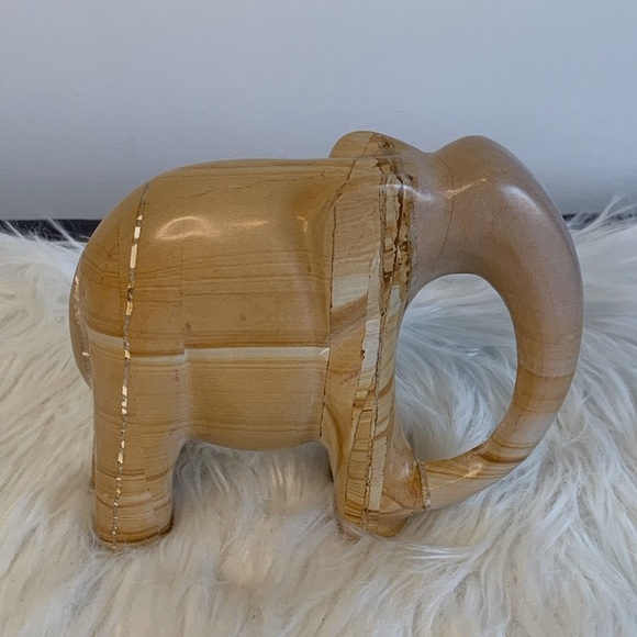 Handcrafted marble Elephant Sculpture - Picture 9 of 13